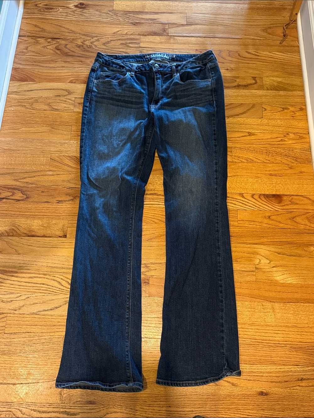 American Eagle Outfitters Dark Blue Vintage Boot Jeans size 12